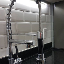 Torneira Cozinha Gourmet Misturador Monocomando Original Luxo 50 Cm METAL CROMADO 2087