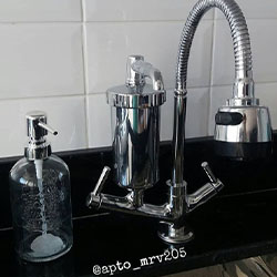 Torneira Flexivel Mesa Cozinha - METAL CROMADO - 1132 C34